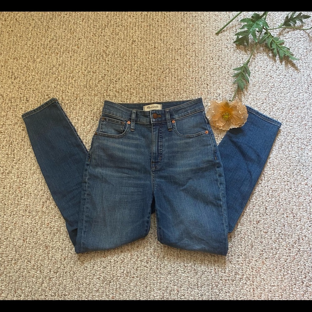 Madewell curvy high-rise skinny crop jeans